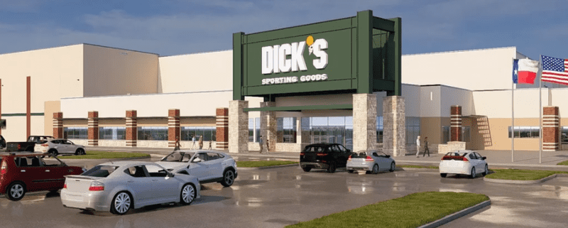 DICKS Sporting Goods is bringing a new 800,000-square-foot distribution center to Fort Worth, expected to add 300 new jobs over 10 years.