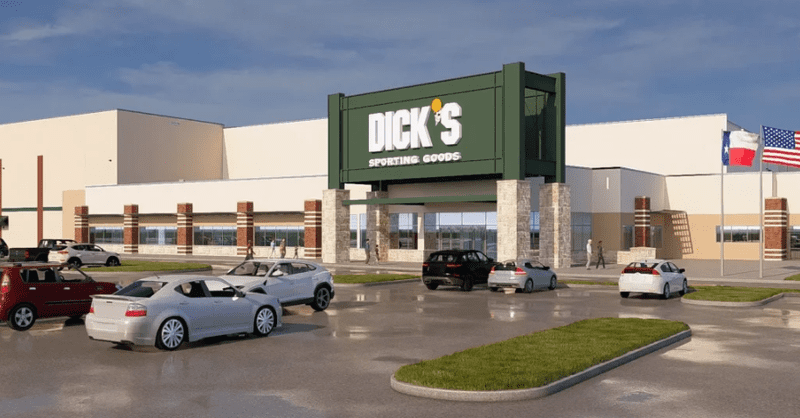 DICKS Sporting Goods is bringing a new 800,000-square-foot distribution center to Fort Worth, expected to add 300 new jobs over 10 years.